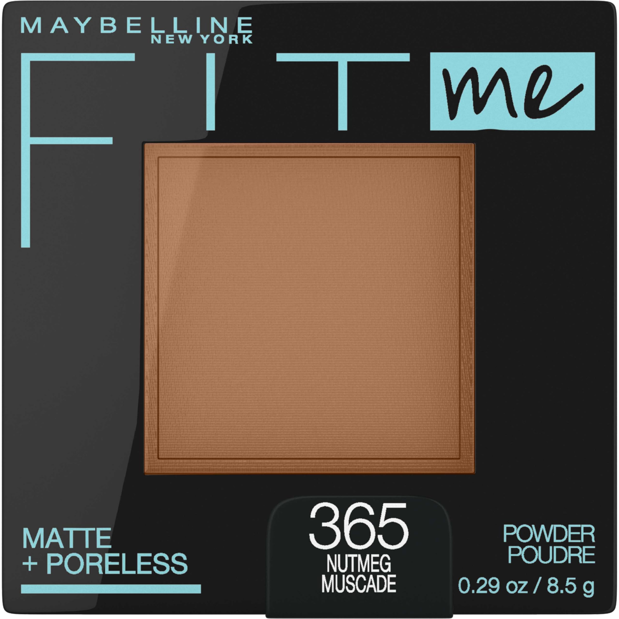 Maybelline Fit Me Matte + Poreless Pressed Face Powder Makeup & Setting Powder, Classic Ivory, 1 Count